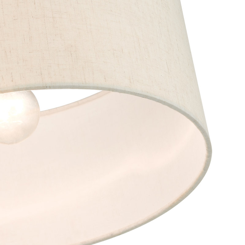 Modern Meadow 13" Brushed Nickel Indoor/Outdoor Drum Light