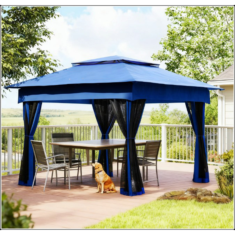 Abri de jardin escamotable et robuste avec abri de jardin et filet de transport