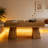 Spacious Wooden Coffee Table with Sturdy Design