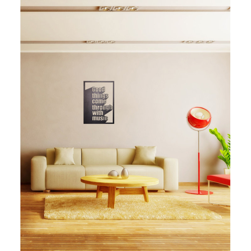 Stylish Black Decorative Metal Wall Accessory, 19.7 x 27.6 Inches | 100% Metal Construction, Thickness: 0.08 Inches | Perfect for Home Decor, Living Room, Office, and Gallery Walls, Durable and Elegant Design
