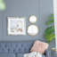 Miroir circulaire avec cadre en fer-547269136