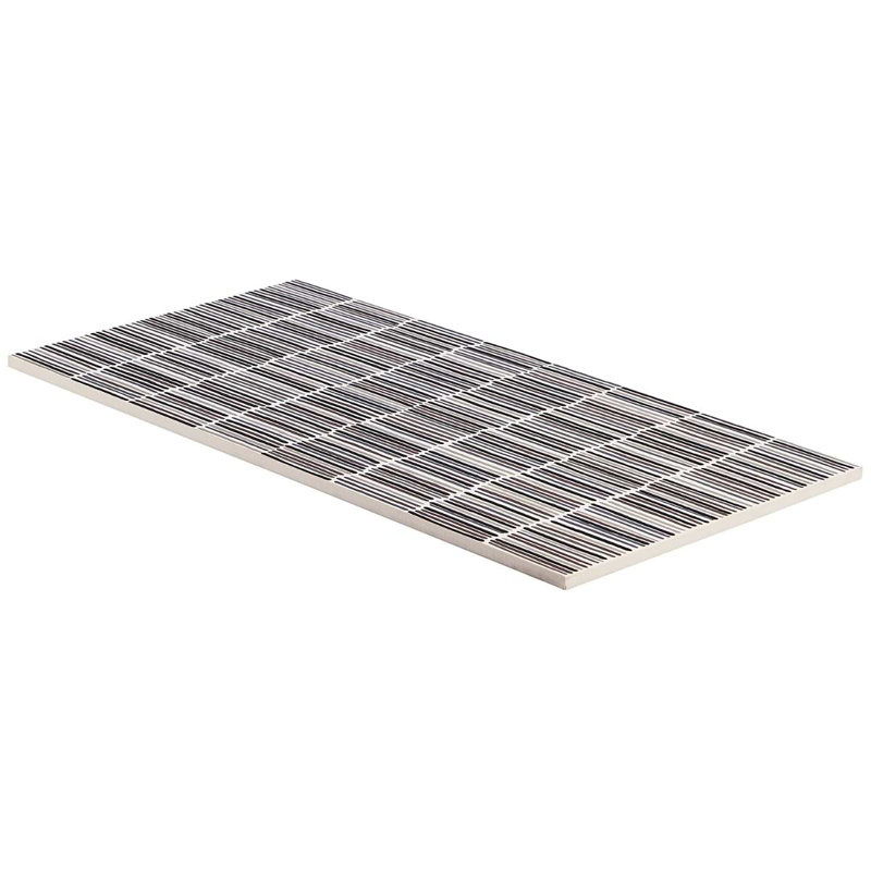 Setana 12x24 Textured Artisan Decor Porcelain Tile, White Artisan Decor