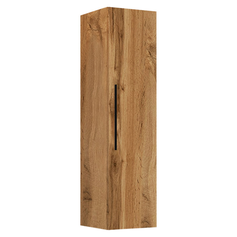Renatus 115Cm H x 30Cm W x 30Cm D Manufactured Wood Standard Wall Cabinet, Brown, white and pink