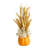 Dried Wheat and Pumpkin Arrangement