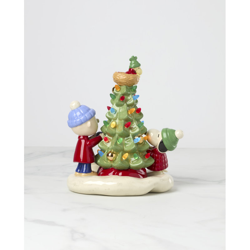 Lenox Peanuts Christmas Light-Up Figurine