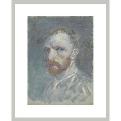 Autoportrait par Vincent van Gogh, impression par estampe numérique encadrée