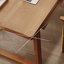 Bureau rectangulaire en noyer massif avec 3 tiroirs-109470644