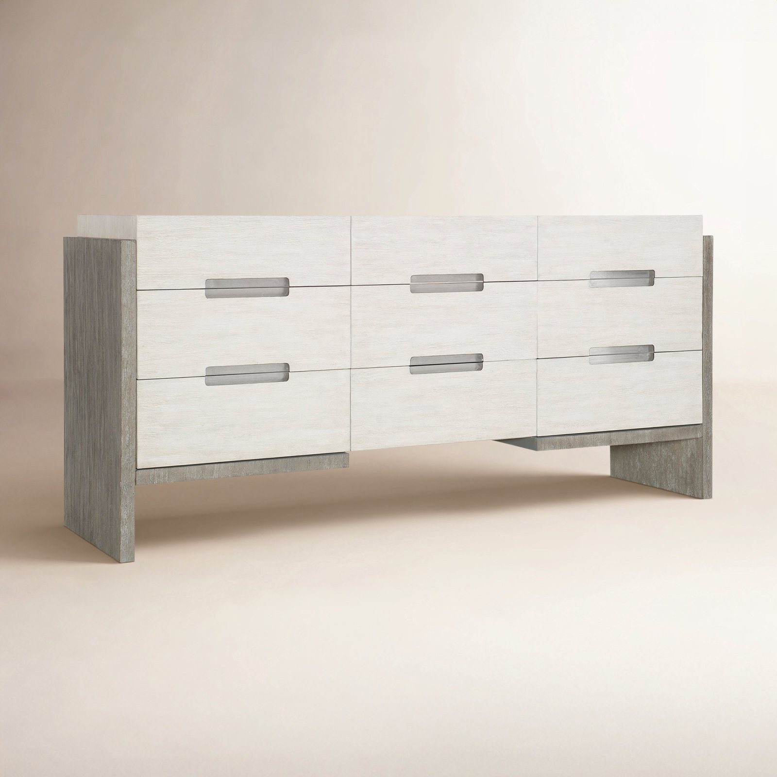 Foundations Dresser in Dark Shale Finish, Linen/Light Shale