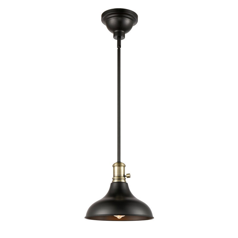 Luminaire suspendu conique à 1 lumière Anishia