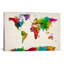 « aquarelle map of the world iii »-impression sur toile tendue Karlskrona-23944689-23944699-95684997