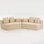 Canapé modulaire surdimensionné surdimensionné en tissu Teddy-305570392