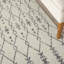 Tapis géométrique gris / beige Church Street-1925370616