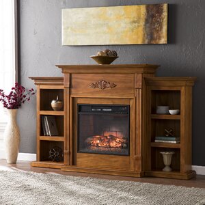 Three Posts™ Bernice 70.25'' W Electric Fireplace & Reviews | Wayfair