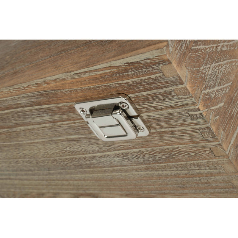 Wooden Storage Box, 18.5cm H x 40cm W x 31cm D
