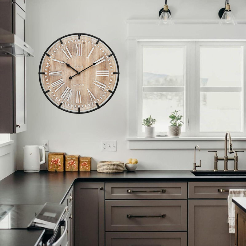 Horloge murale 20 pouces Grand Farmhouse