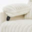 Fauteuil inclinable manuel en velours côtelé-1491386811