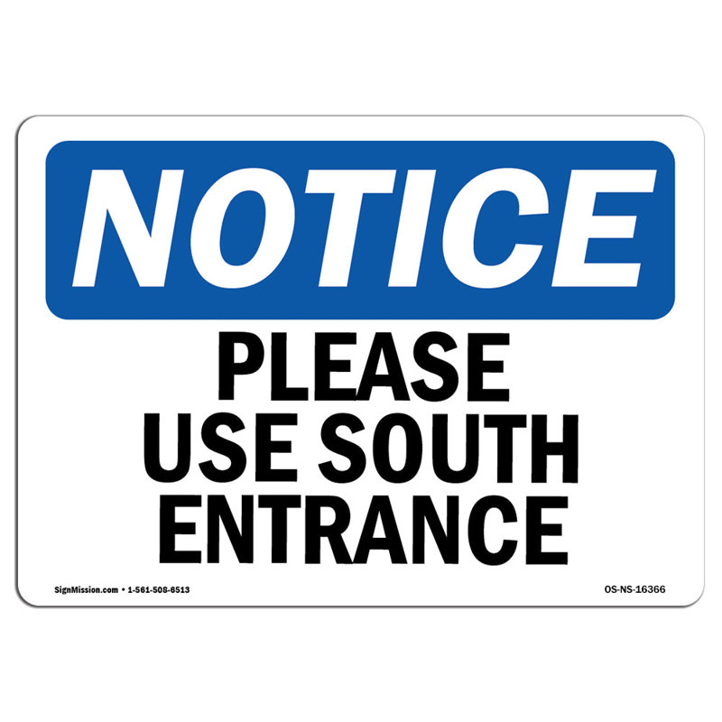 Notice Sign