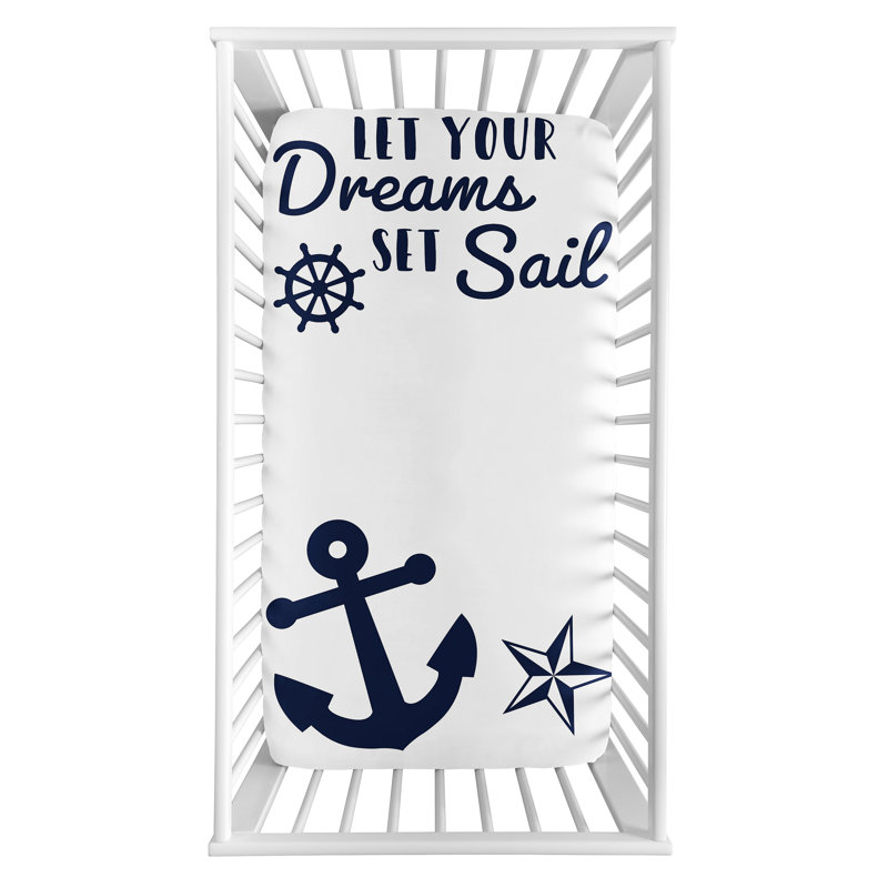 Sailor Photo Op Fitted Crib Sheet