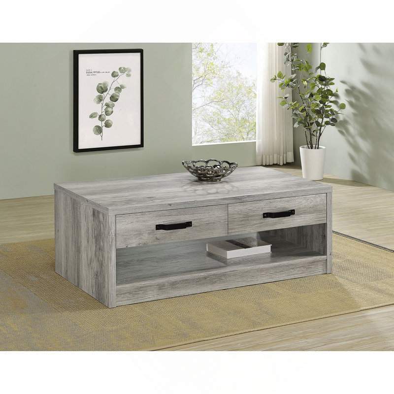 Table basse 2 tiroirs Grey Driftwood