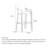 Modern And Simple Saddle Leather Armrest And Backrest Bar Stools