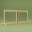 Large barrière pour animaux, barrière pour animaux en bois, barrière pour animaux autoportante pour votre maison