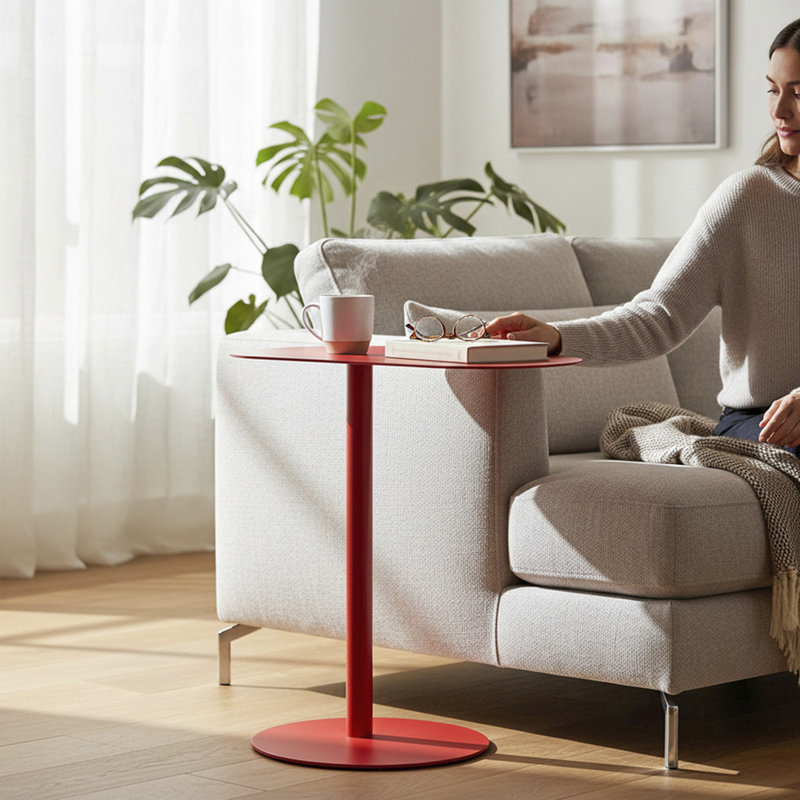 Cailem End Table, Red