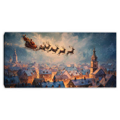 Art mural sur toile Santa