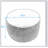 Round Storage Ottoman, 2 in 1 Function, Work as End table and Ottoman