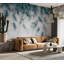 Murale botanique Peel & Stick - Brise saphir-2058586047
