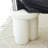 Wesley Ivory Boucle Stool