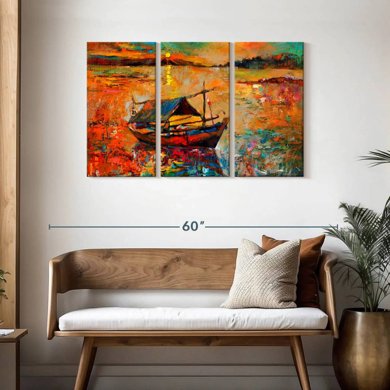 Senne Boat, 28" H x 45" W