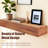48" Rustic Wood Fireplace Mantel , Wall-mounted & Floating Shelf For Home Decor-849936600-849936601