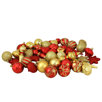 Weihnachtskugeln rot und gold