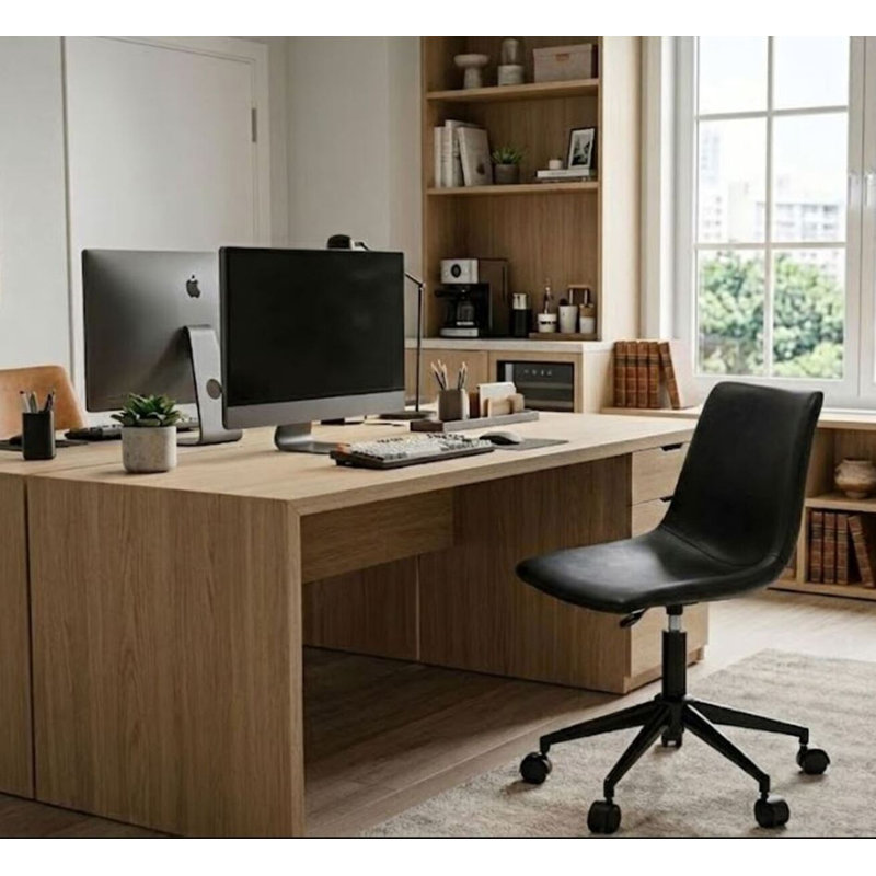 Wrought Studio™ Knollview Task Chair, Black
