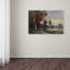 «Landscape with a Lake», reproduction d'art sur toile tendue-21026067