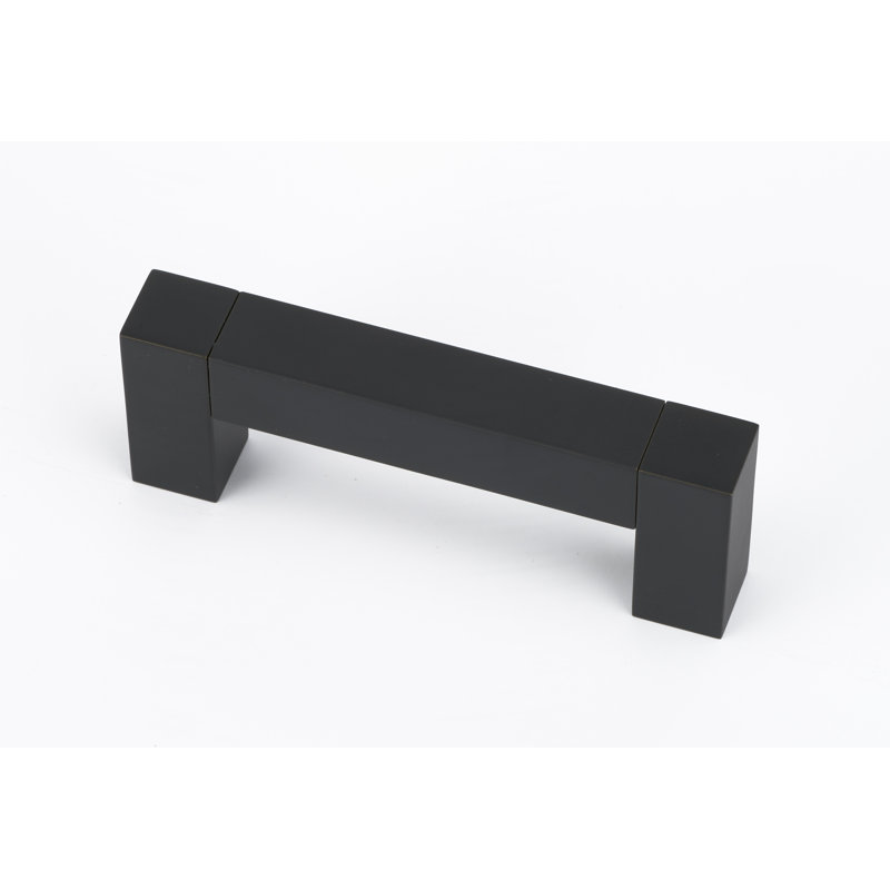 Poignée barre Block, Noir mat, 3''
