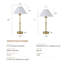 Adjustable Iron Buffet Table Lamp