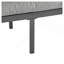 Ensemble de mobilier d'extérieur en métal 4 pièces, canapé d'extérieur 5 places avec coussin, mobilier d'extérieur moderne pour terrasse, jardin, balcon, gris et naturel