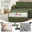 Canapé-lit de futon convertible en velours côtelé de 74,8 po 5-1 en 1 grand format avec futon avec porte-gobelets et poches latérales - aucun assemblage requis-328012265