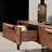 Light luxury style living room TV stand