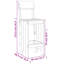 Auniya Brayden Studio Bar Set with Wood Frame and Solid Wood Outer Material-829288452