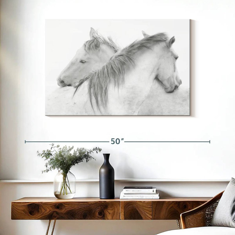 Brampt Stas Horses, 26" H x 39" W