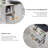 67" L Shaped Desk With Drawers And Power Outlet, Home Office Computer Desk With Monitor Stand, Storage Cabinet-565242988