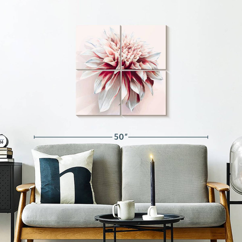 Harnek Water Dahlia, 26" H x 26" W