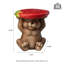 Tabouret de jardin 12,5 "H MGO