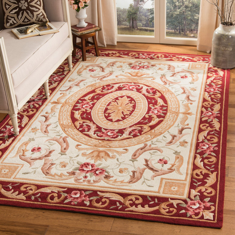Taran Easy Care Hand Hooked Performance Oriental Rug, Rectangle 6' x 9'