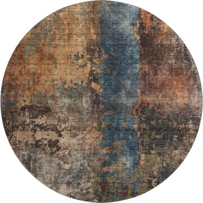 Premium Machine Washable Dominick AMF1204 Abstract Rug