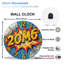 Horloge murale en verre 12 po