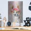 Art mural en métal Red Barrel Studio® «Flower Crown Akita» par Furbaby Affiliates-573007991