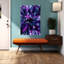 Art contemporain abstrait violet-1447065503